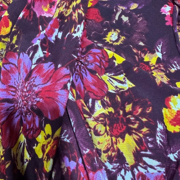 Rachel Rachel Roy Women's Harland Floral-Print a-Line Dress - Fall Garland - Picture 7 of 7